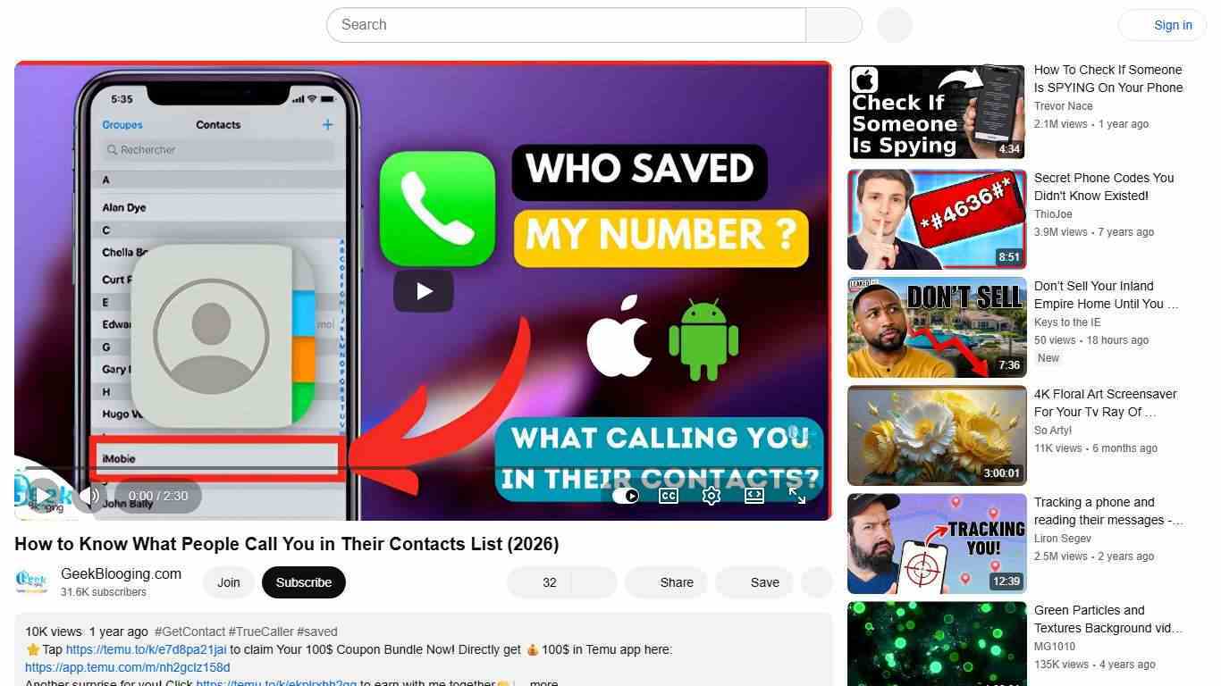 How to Know What People Call You in Their Contacts List (2026) - YouTube